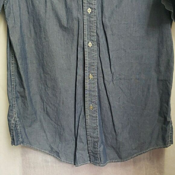 Calvin Klein Jeans Denim Long Sleeve Button Down Shirt Men's Size M - Picture 6 of 10